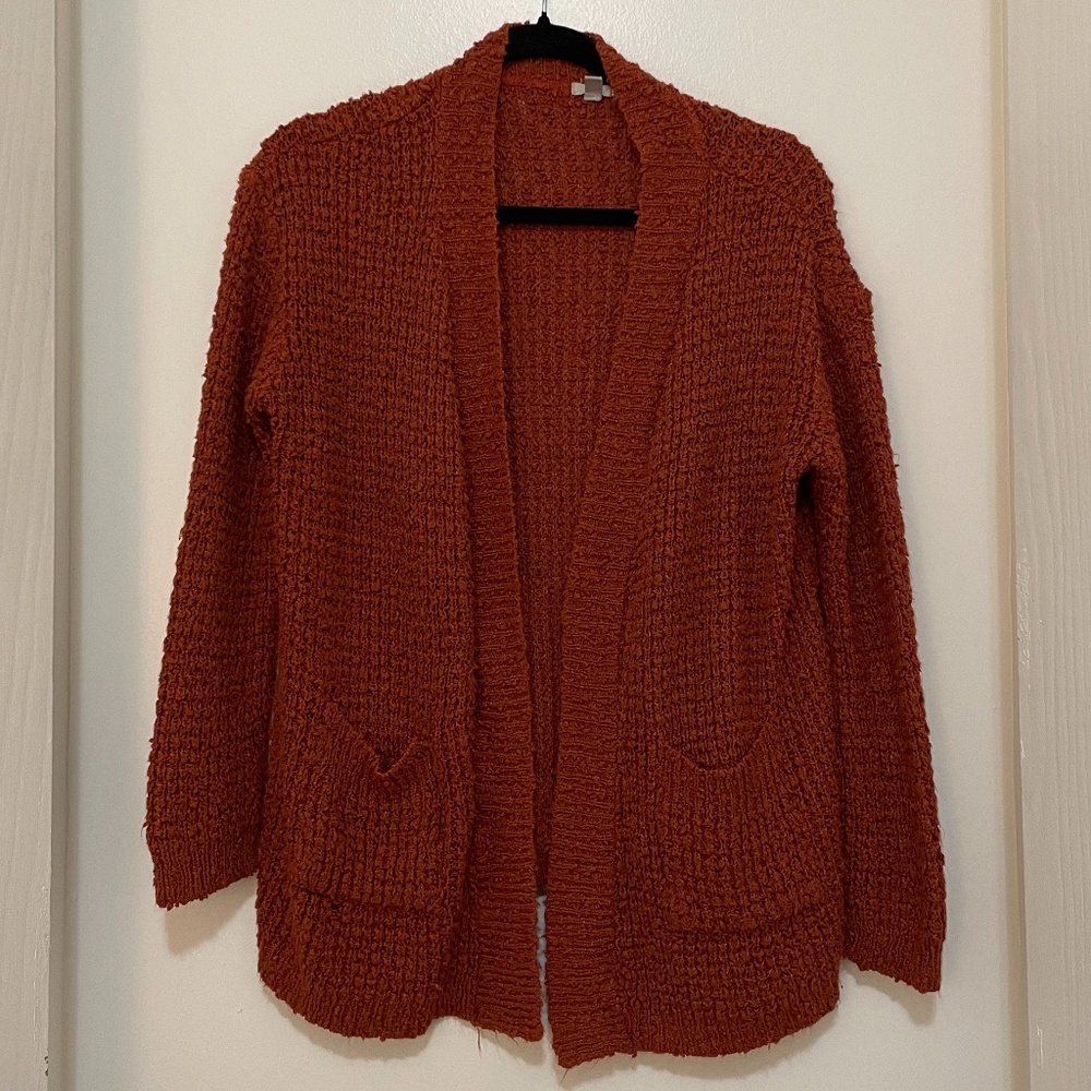 Urban Outfitters Burnt Orange Knit Cardigan